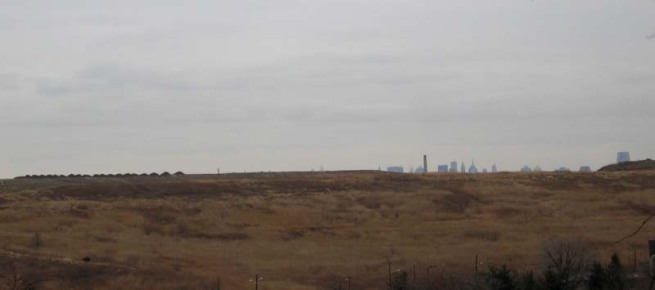 Meadowlands Mountains, Obscuring Manhattan.